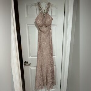 Camille La Vie Champagne Ivory gown size 4